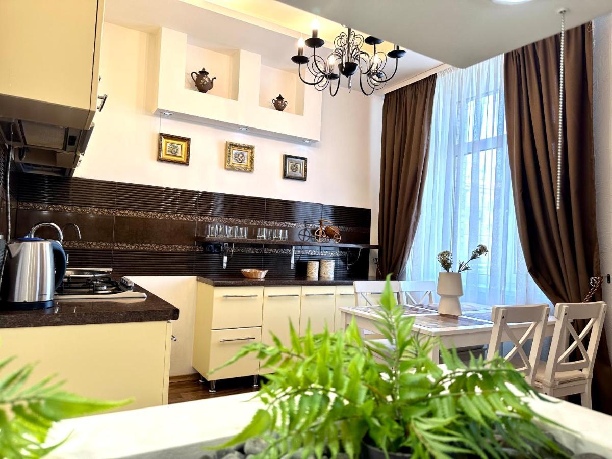 Lux Apartments In The City Center With A Coffee Machine, View Of A Theater, Near Zlata Plaza Rivne Bagian luar foto